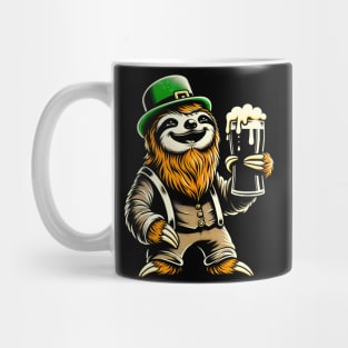 St. Patrick's Day Sloth T-Shirt – Cheers & Beers Lazy Style Mug